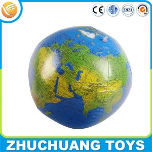 Quality inflatable softball earth globe world map beach ball wholesale