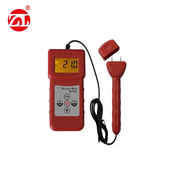 Cheap 4 Digital LCD Display Portable , Compact MS7200 Paper Moisture Meter for sale