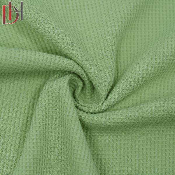 65% Polyester 35% Cotton Poplin Waffle Fabric 250gsm Breathable Wicking Fabric