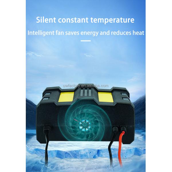 Private Mold Intelligent Battery Charger 10A12V 24V for Automatic Charger Car Motorcycle Boat Marine FCP Function