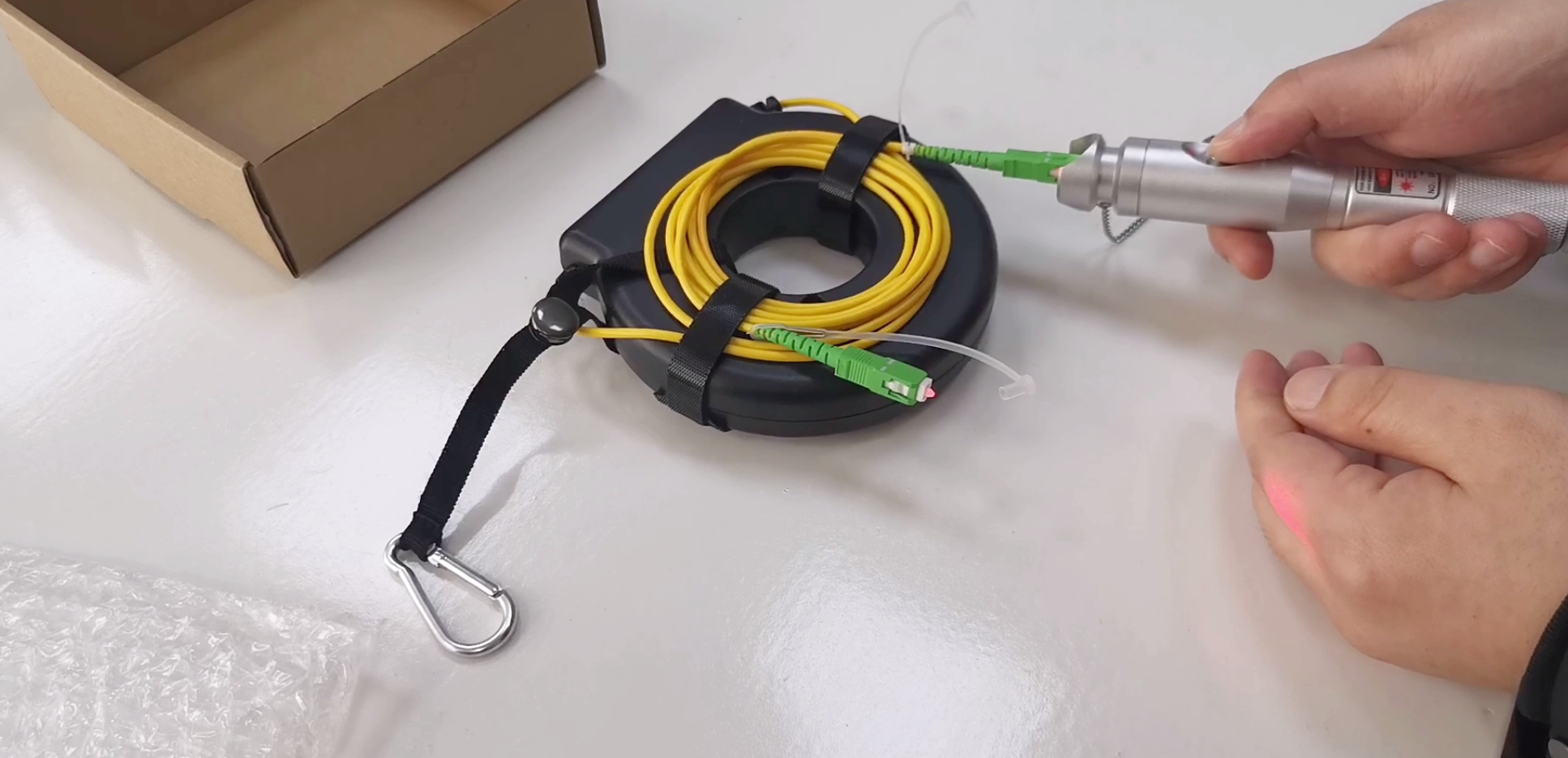 FTTH ST Connector Type OTDR Launch Fiber Box for Easy and Accurate Testing