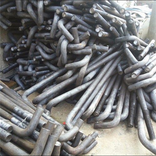 Embedded 7-Shaped M20 Embedded J-Shaped Anchor Bolt With Steel DIN Standard