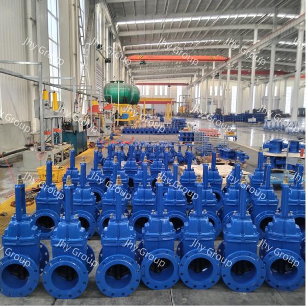 Water Non Rising Stem Valve PN16 Ductile Iron Flanged Gate Valve