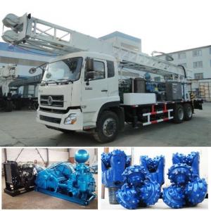 China Truck Mounted Water Borehole Drilling Machine For 300m Well Drilling Projects on sale