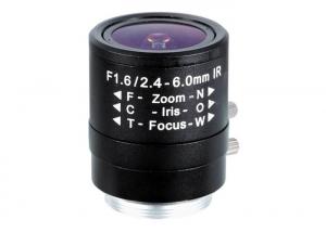 China 1/3 2.4-6.0mm F1.6 Megapixel CS Mount Manual IRIS IR Vari-focal Lens, 2.4-6.0mm Camera Lens on sale