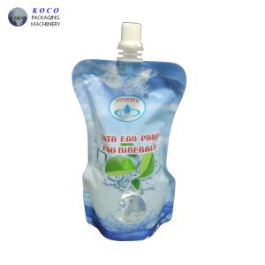 800KG Beverage Processing Plant Double Head Liquid Pouch Filling Machine