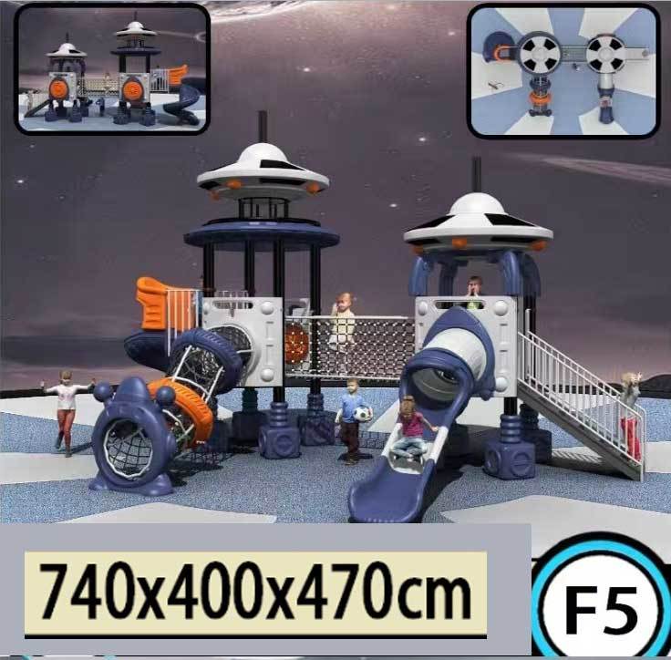 Space Star 34 models Themed Kids Playground Slide Plastic Combination Slide Customizable Indoor Outdoor Water Park Kindergarten Play Equipment