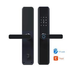 China CE Wifi Tuya App Digital Smart Door Locks Fingerprint For Home on sale