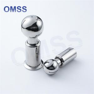China Tri Clamp Spray Ball High Pressure Stainless Steel Fixed Rotary Spray Head Cleaning Ball on sale