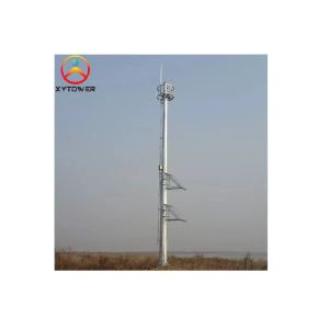 Self supporting 5g Wifi Singal Antenna Telecom Mast Pole