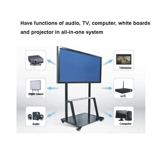 Movable Electronic Smart Digital Whiteboard Easy Using For Teaching Meeting