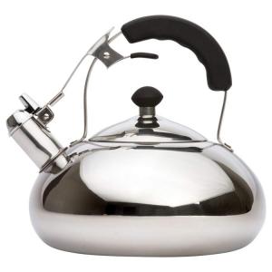 China Extra Sturdy Dishwasher Safe Gleaming Stovetop Whistling Kettle Stainless Steel on sale