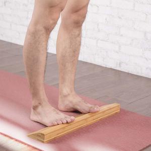 Quality Yoga Slant Board Calf Ankle Stretcher Wooden Non Slip Wedge Yoga Brick Fitness Accessories wholesale