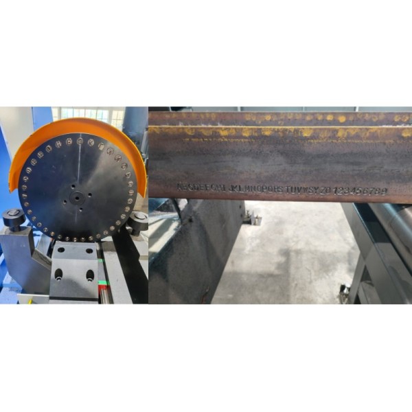 BHD500 Model CNC Steel Drilling Shearing Machine 3 Tool Magazines Beam Drilling Machine