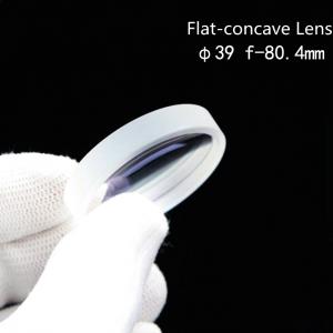 China 400-700nmAR Laser Focusing Lens Dia 39mm Flat Concave Lens on sale