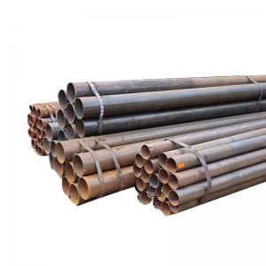 Quality ERW Iron Seamless Steel Pipe 6-12m  Round Carbon Tube 2500mm SS400 wholesale
