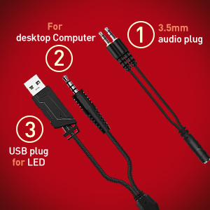 Custom Logo LED RGB Gaming Headset Over Ear Gaming Headphones For PC And PS4