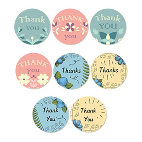 Custom Printed Round Packaging Sticker Waterproof Plastic Round Adhesive Paper Vinyl Label logo Sticker