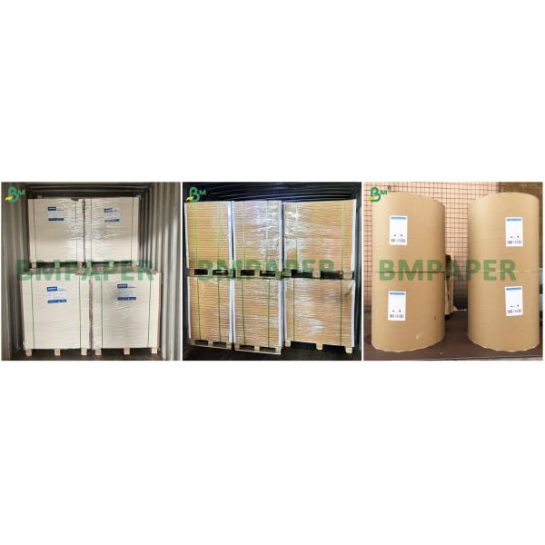 Label Base Paper 70gsm 80gsm High Opacity C1S Art Paper For Flexo Printing