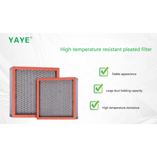 Stainless Steel High-Temperature Resistant And Efficient Filter, With A Working Temperature Range Of 220℃ - 250℃, And A Filtration Efficiency Of H10 -