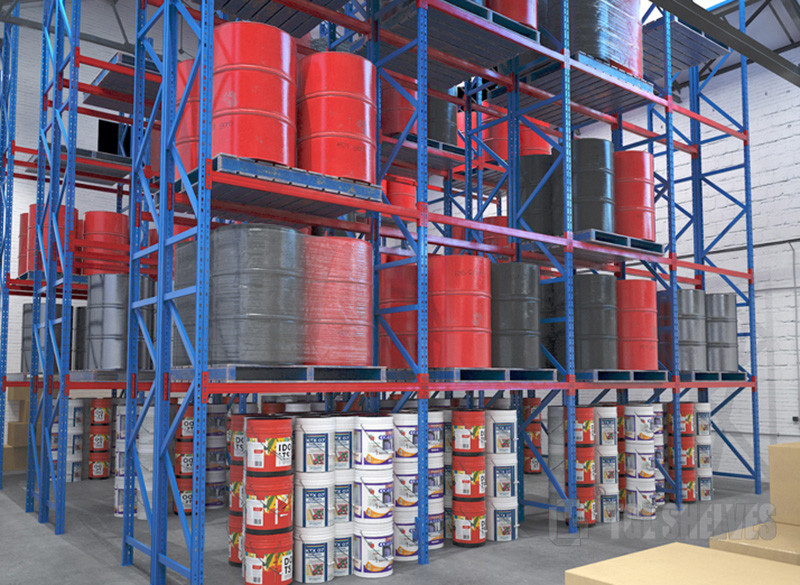 Boltless Storage Warehouse Shelf Racks 800-4000kg For Each Layer Weight Capacity
