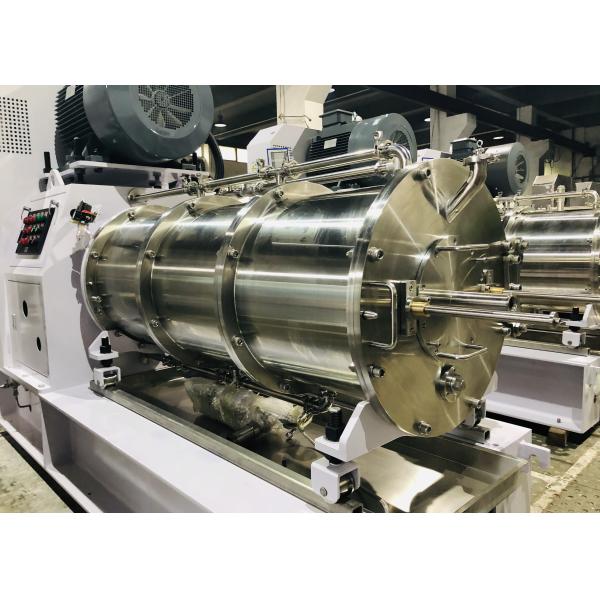 55KW 250 Liter Wet Horizontal Disk Type Sand Mill machine In Chemical Fiber Industry