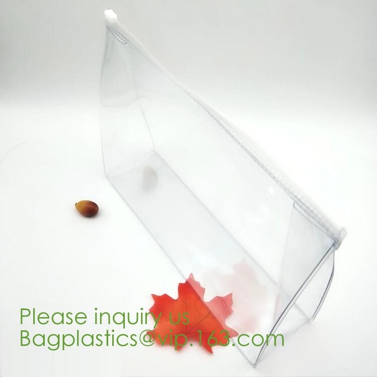 Zipper Pvc Zipper Bags For Make-up Brushes Sets,Eco Friendly clear plastic EVA PVC black zipper Cosmetic Bag eco frinedl