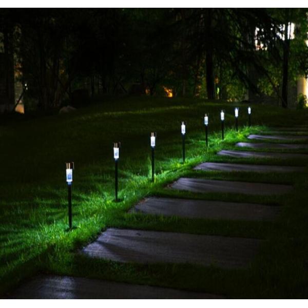 Polysilicon Based Solar Powered LED Garden Lights IP65 Solar LED Yard Lights