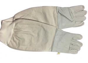 China Comfortable  Canvas Beekeeping Gloves with Long Elastic Cuff to Prevent Slipping on sale