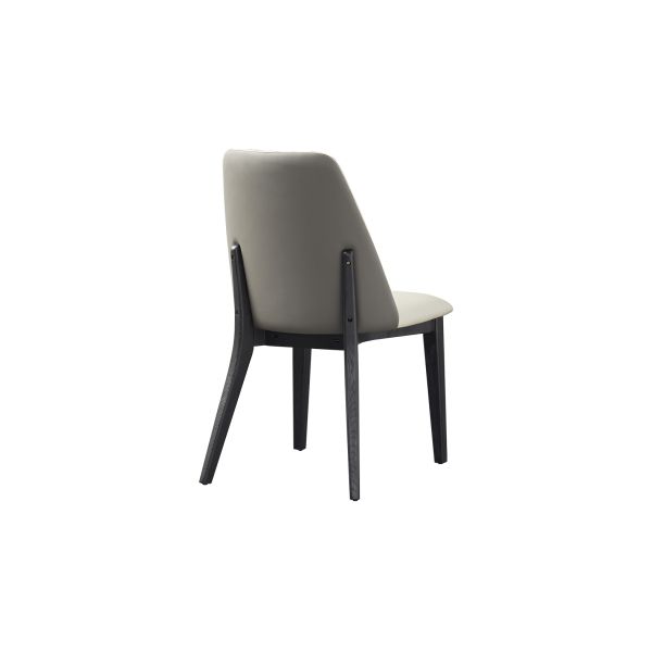 Ash Wood Color Dining Chair With Fabric/Leather Seat New Design Solid Wooden Chair Frame Comfortable Wooden Chair