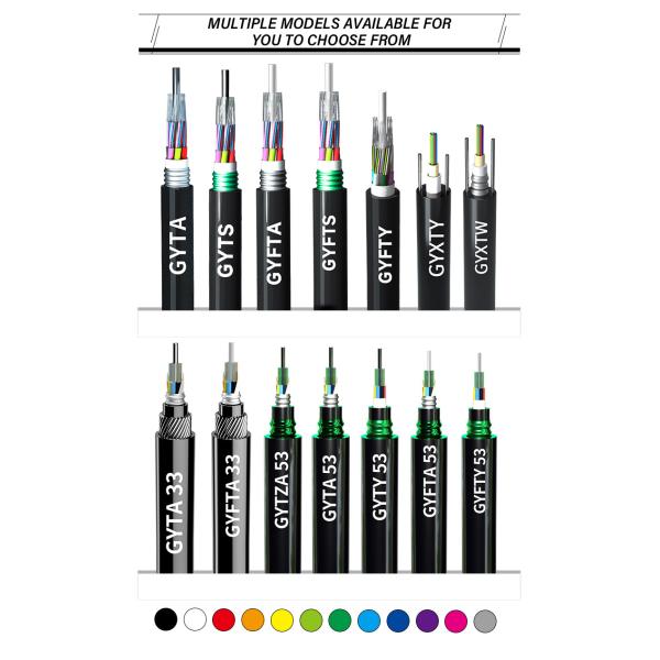 Number of Conductors ≥ 10 FTTH 2 Core Fiber Optic Drop Cable 1km GJYXCH with Custom Length