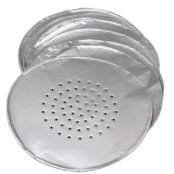 Disposable Shisha Aluminium Hookah Foil Paper Sheets With Holes Treatment
