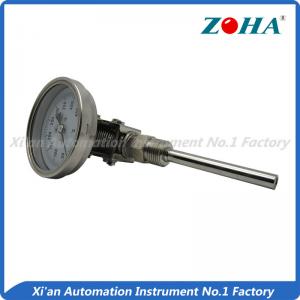 China Universal Mount Industrial Bimetal Thermometer / Mini Dial Faced Bimetal Thermometer on sale
