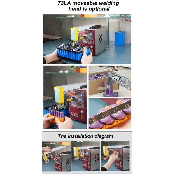 Desktop Spot Welding Machine For 18650 Battery Pneumatic Head Moving Driver