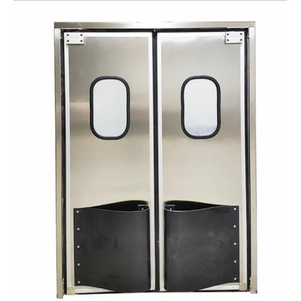 Anti Collision Free Stainless Steel Food Industry Central Kitchen Swing Traffic Door