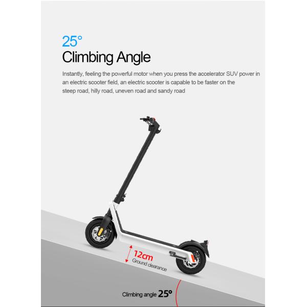 16.5Ah Battery Capacity Folding E-Scooter 48V 500W for Riders 120-200cm in EU and US Warehouse