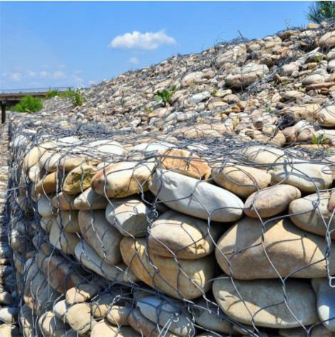 2*1*0.5m Heavy Galvanized Gabion Baskets Corrosion Protection