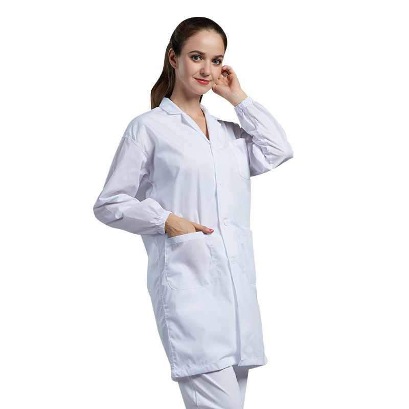 Custom Men Long Sleeve Medical Lab Coat Hospital Uniforms