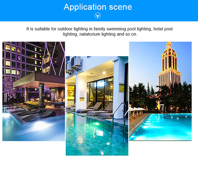 5W 12v IP68 6500K 316( Stainless Steel Waterproof Underwater Swimming Pool Lights