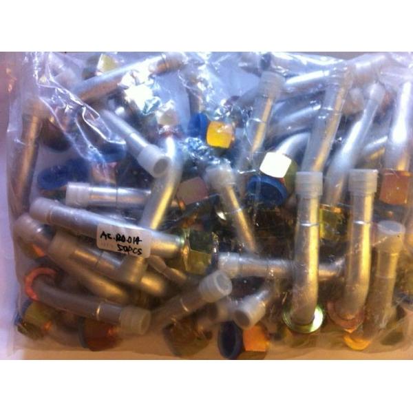 #6 #8 #10 #12 Al joint with iron jacket R134a high & low pressure valve ( Female Flare)/auto ac hose fitting