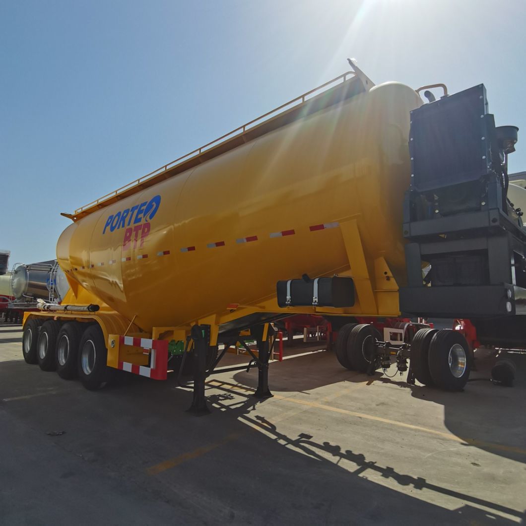 40/50 Cbm Bottom Discharge/Unloading Bulk Fly Ash Truck Semi Trailer