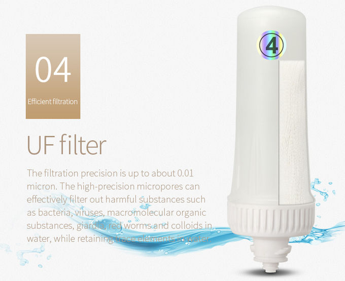 Hydrogen Rich UF Alkaline Water Filter System 5 Stage High Performance