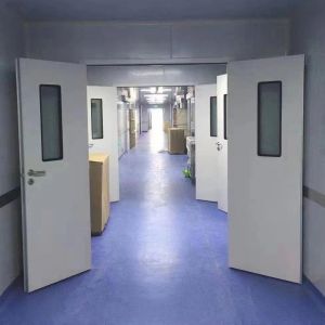 Quality Hospital Steel Operating Room Door Anti Bacteria Coated wholesale
