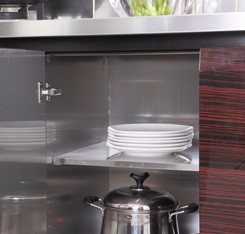 Waterproof Modern Modular Stainless Steel Kitchen Cabinet European Design
