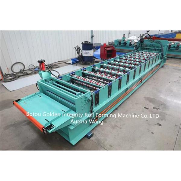 15m/Min Glazed Tile Roll Forming Machine 415v Metal Roof Tile Making Machine