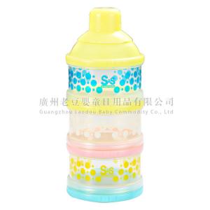 Quality 3 Layer Baby Infant Food Milk Feeding Powder Dispenser Travel Storage Box Random Colors wholesale
