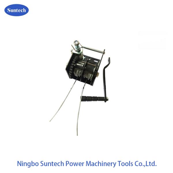 680kg Two Cables Worm Gear Manual Hand Crank Winch