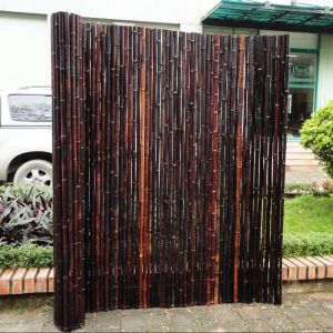 Natural Coloured Bamboo Screening 240cm Garden Bamboo Rolled Fence