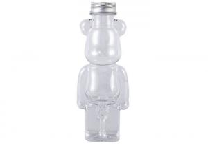 China Snack Storage 38mm PET Plastic Honey Bear Bottles 400ML 500ML on sale