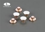 High Electrical Conductivity Electrical Contact Rivets Three Parts Composite